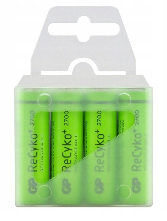 

Akumulatorki Baterie Gp ReCyko+ R6 Aa 2700 mAh x4
