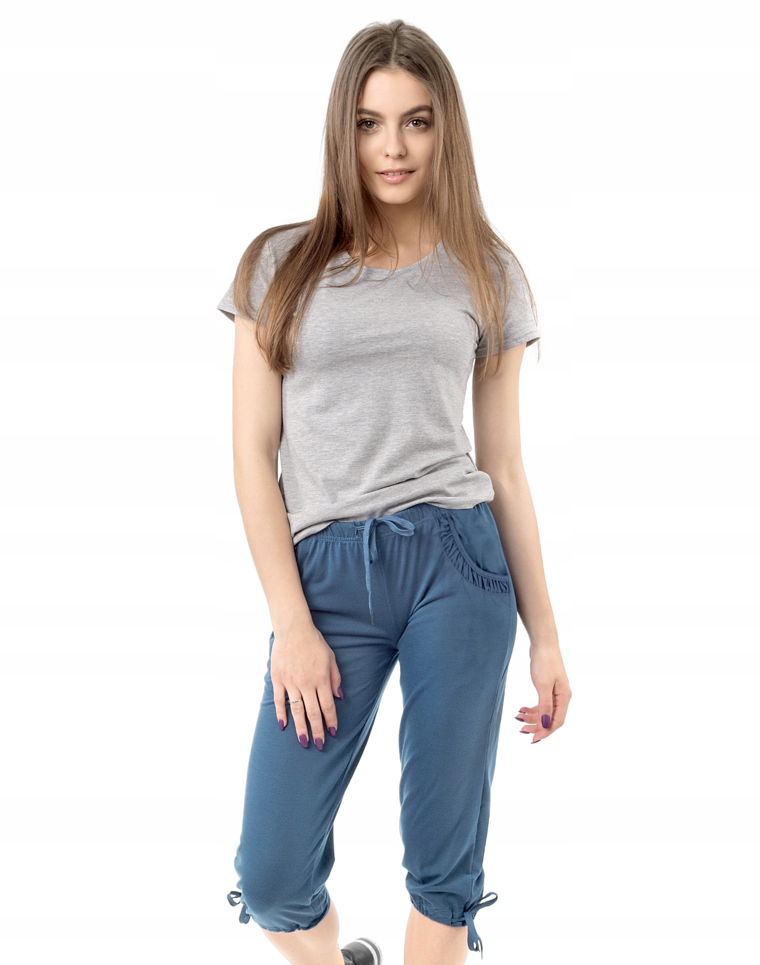 

Krótkie Spodenki Damskie Rybaczki Capri 819-05 5XL