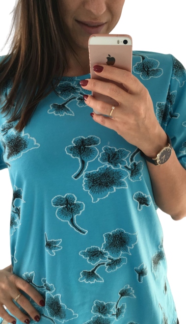 

Modna Bluzka Damska Benter Bawełna-Niebieska r.XL