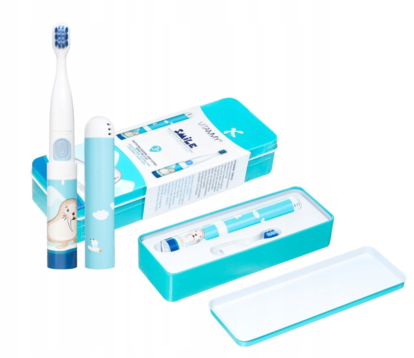 

Szczoteczka elektryczna soniczna dzieci 3+ Smile