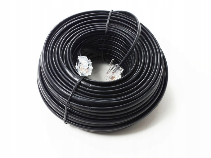 

kabel przewód telefoniczny Rj 11 6p4c 20m rj11