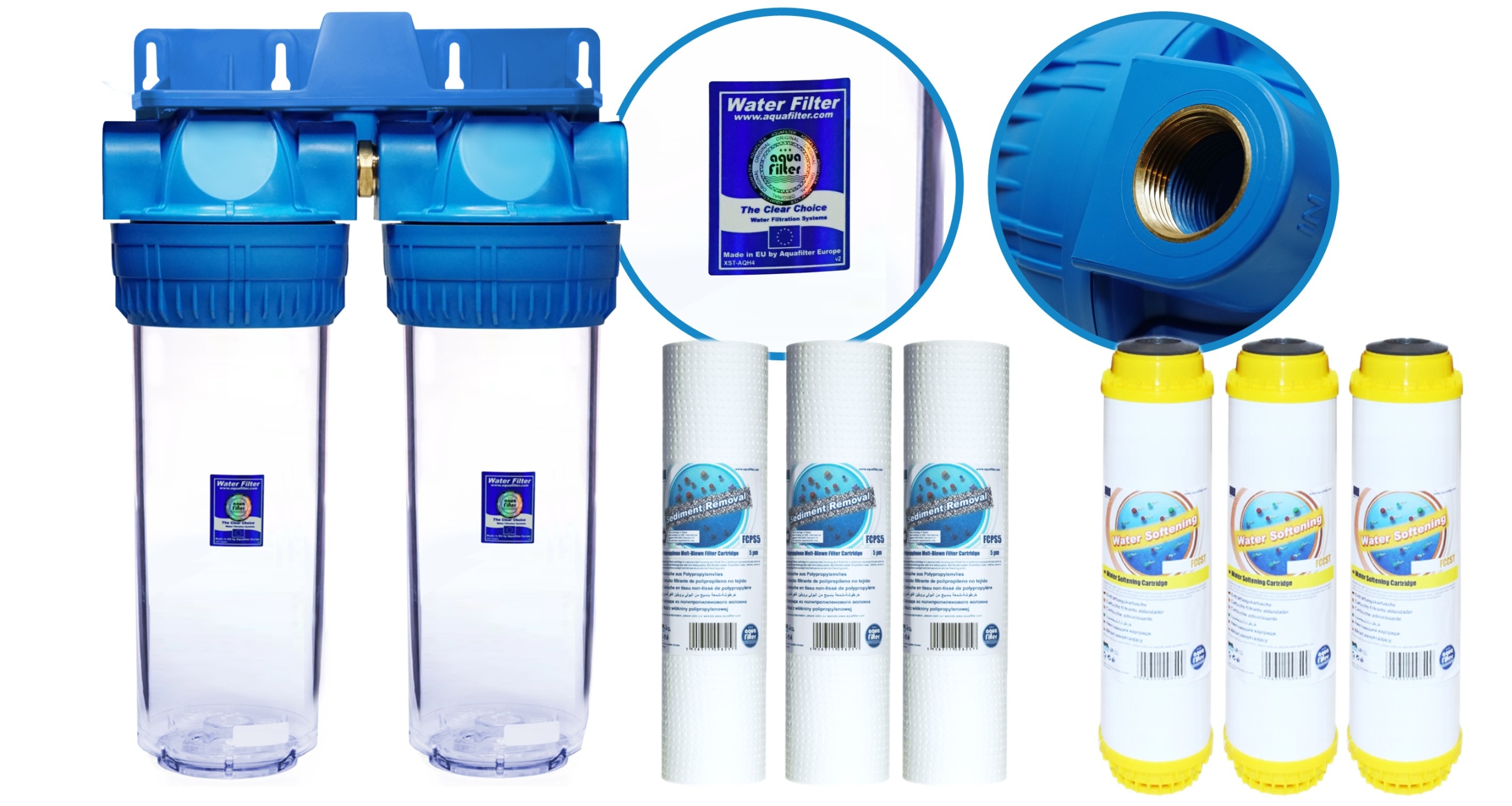FILTR WODY WSTĘPNY CAŁY DOM 2 STOPNIOWY ZMIĘKCZACZ EAN (GTIN) 5908311098400