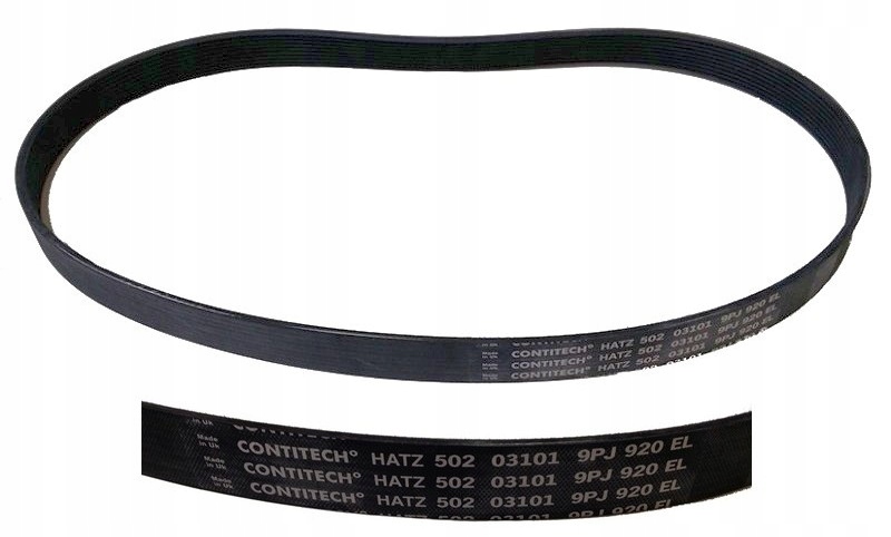 Pasek napędowy alternatora Hatz 2-4L 31-41 9PJ920EL nr 50203101