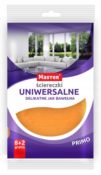 

Ściereczka Primo Master uniwersalna 8+2 Gratis