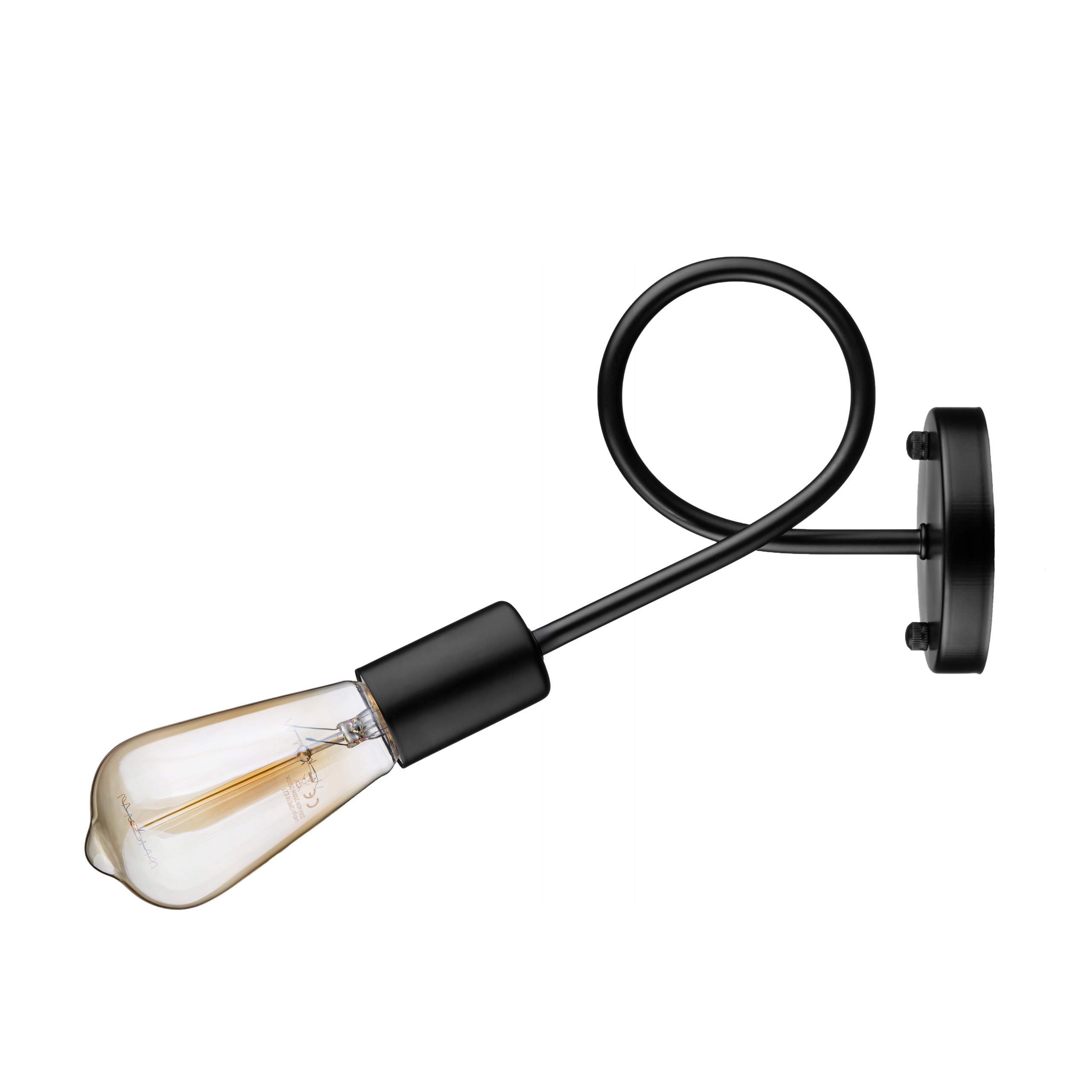 

Lampa nowoczesna Kinkiet Loft E27 WST053 czarny
