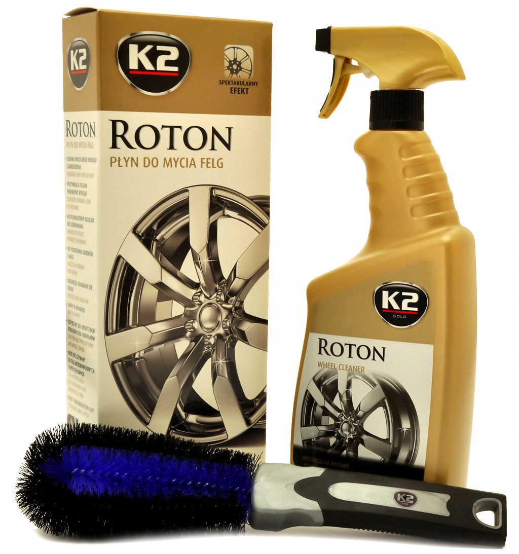 

Roton - Płyn do kół, felg Deironizer + Szczotka