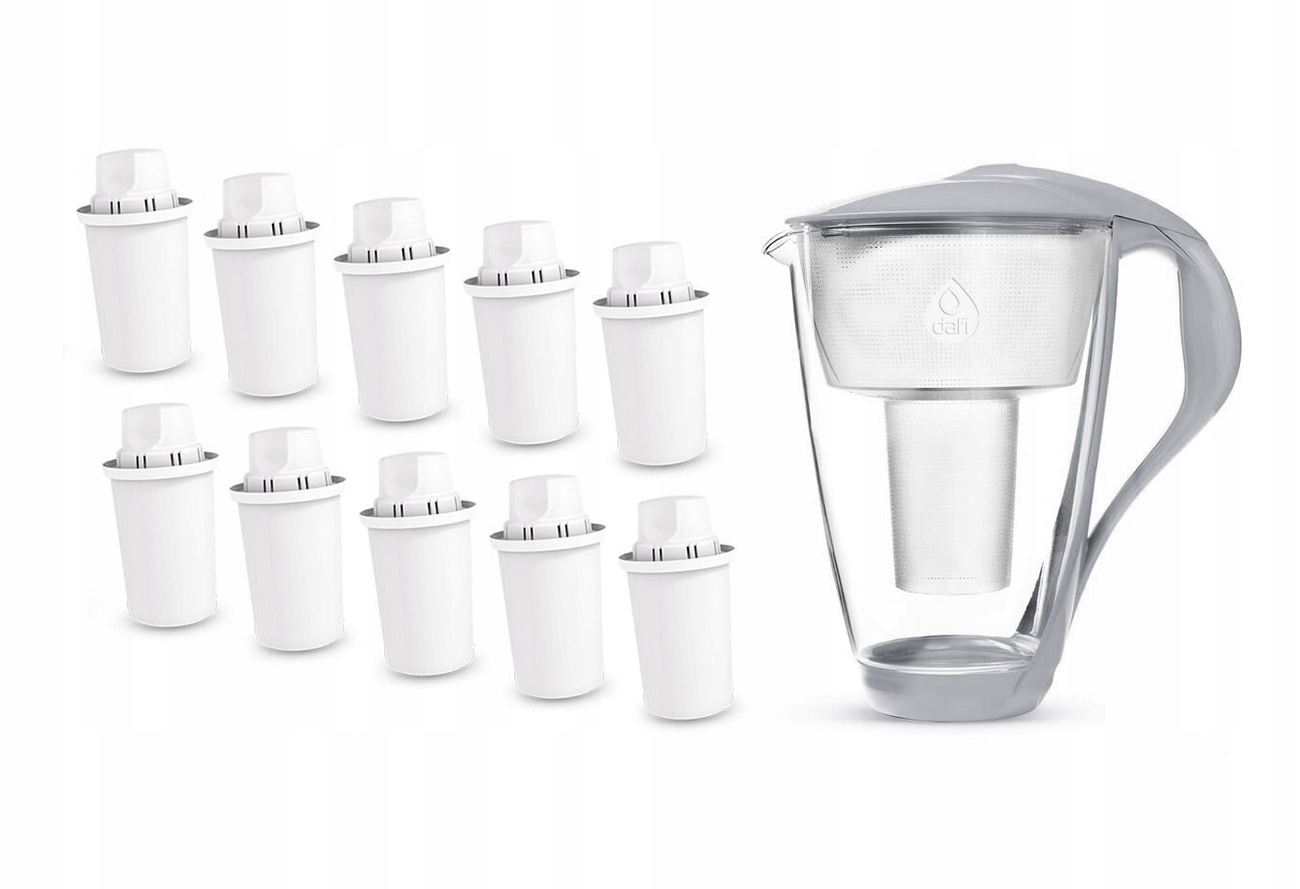 

Szklany dzbanek filtrujący Dafi Crystal+10 filtrów