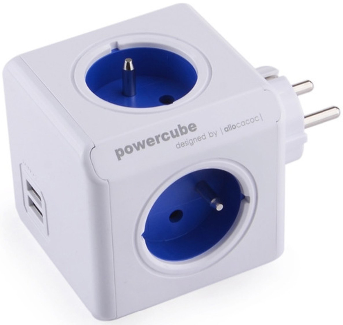 

Listwa kostka Cube 4 gniazda 2 porty Usb ładowarka