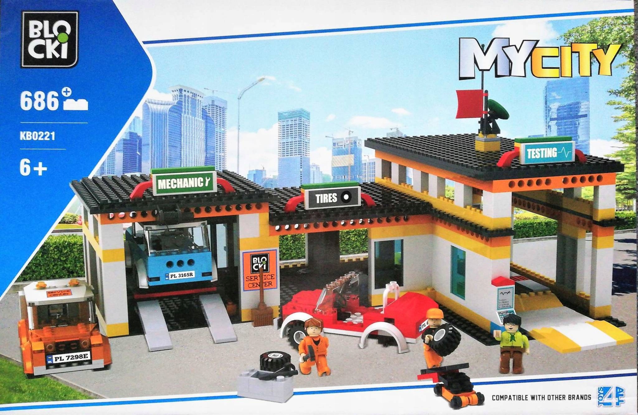 

klocki Blocki My City warsztat 686el KB0221