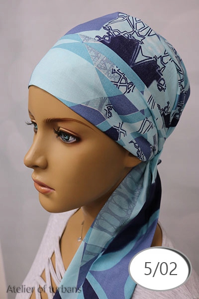 Chusta Carmen - bawełna Turban po chemioterapii