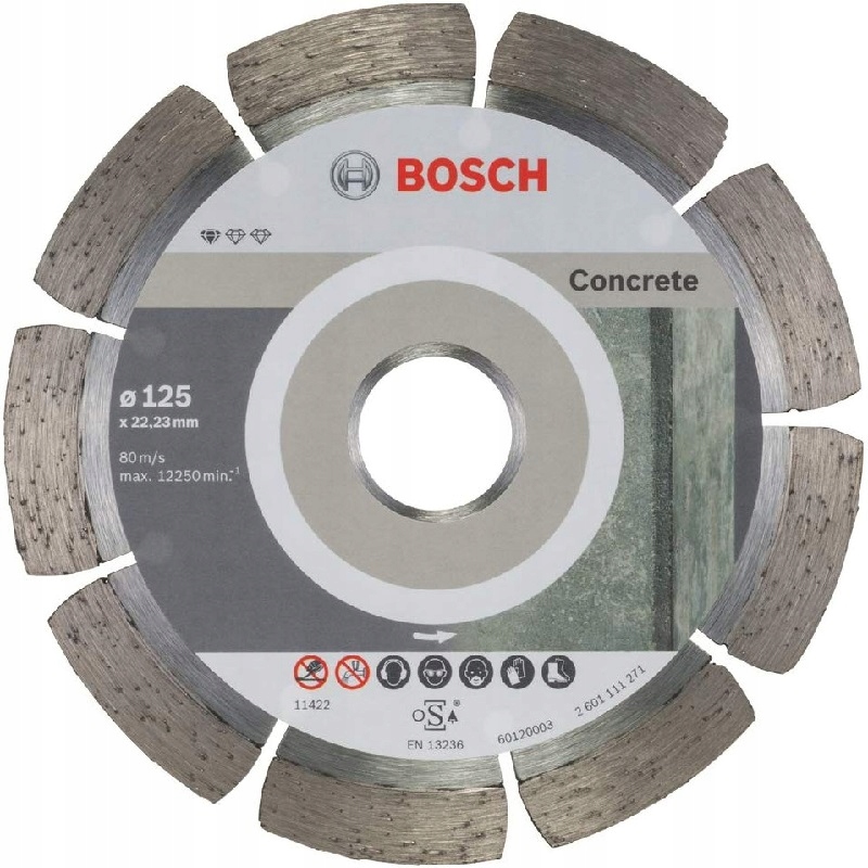 

Bosch Tarcza Diamentowa 125 Concrete twardy beton