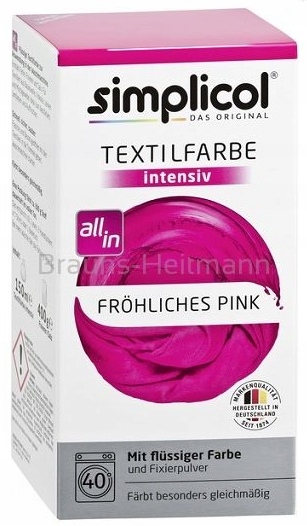 

Simplicol Farba Do Tkanin Wesoły RÓż