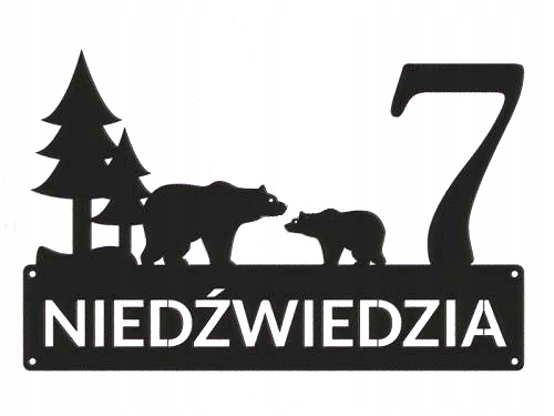 NUMER DOMU, TABLICZKA ADRESOWA NA DOM, STAL! Wysokość produktu 35 cm