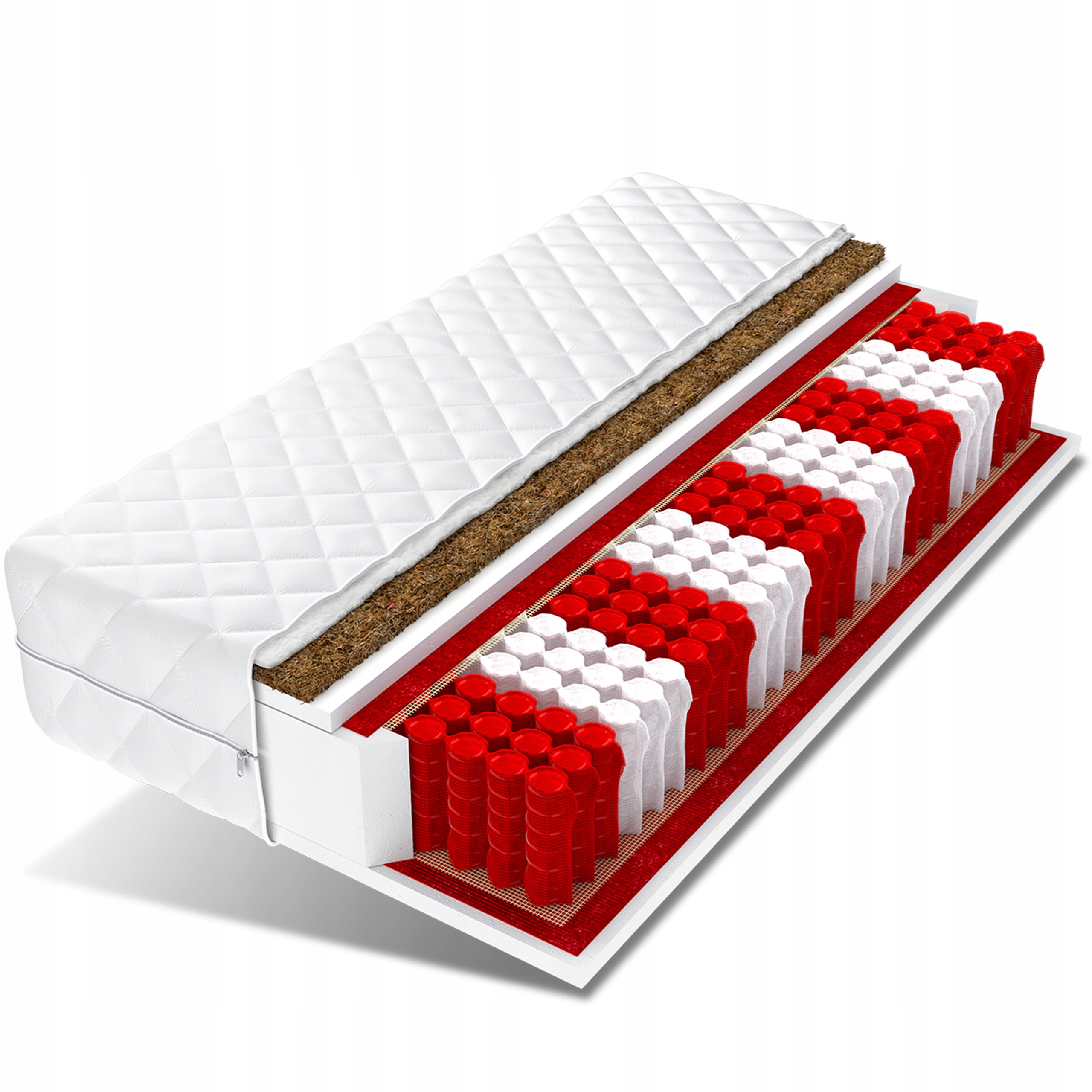 

Materac 80x200 multipocket kokos pianka Monaco