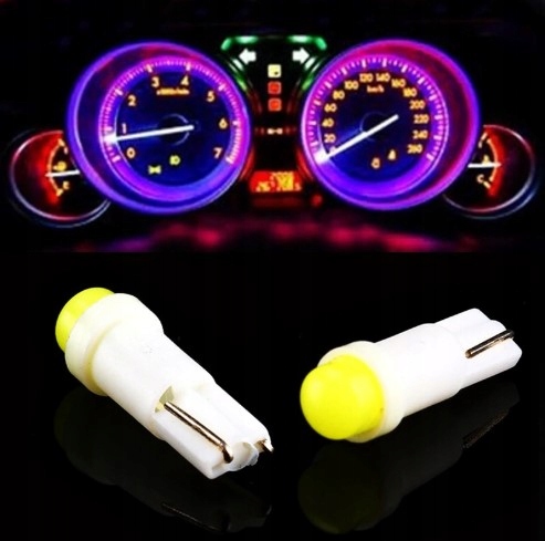 LED COB T5 R5 T5W W1,2W T5W LICZNIK ZEGARY BIAŁY Producent części Inny