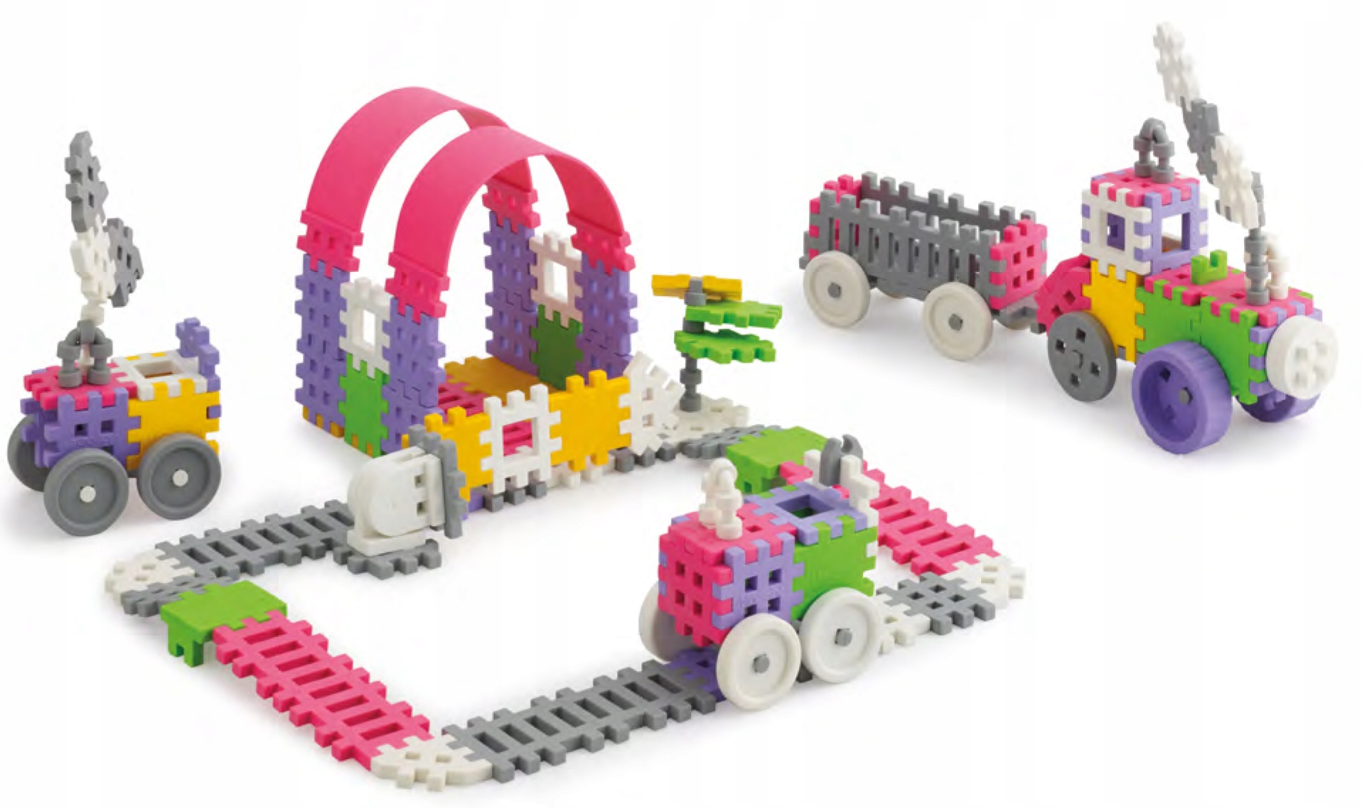 Marioinex Wafle Mini Konstruktor, 140 szt, dziewcz EAN (GTIN) 5903033902837