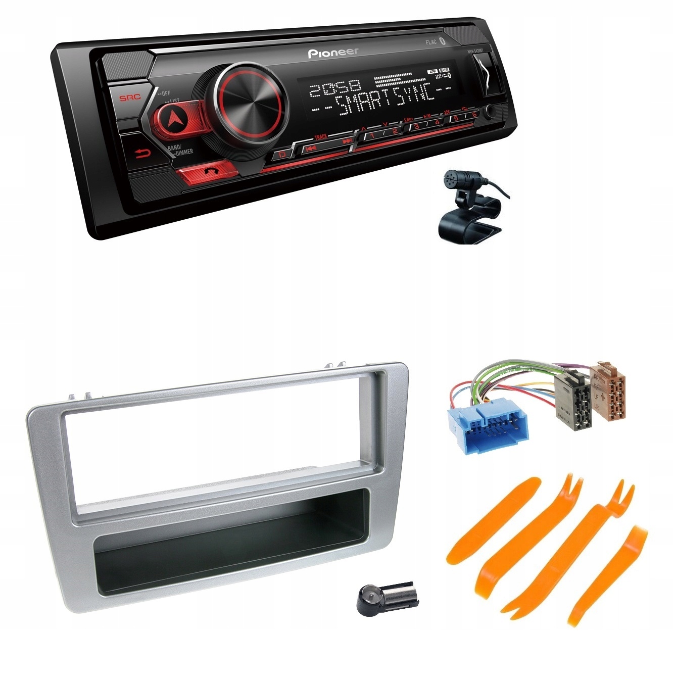 Pioneer MVH-S420BT Bluetooth Usb Radio Honda CIVIC 7 VII montážny set
