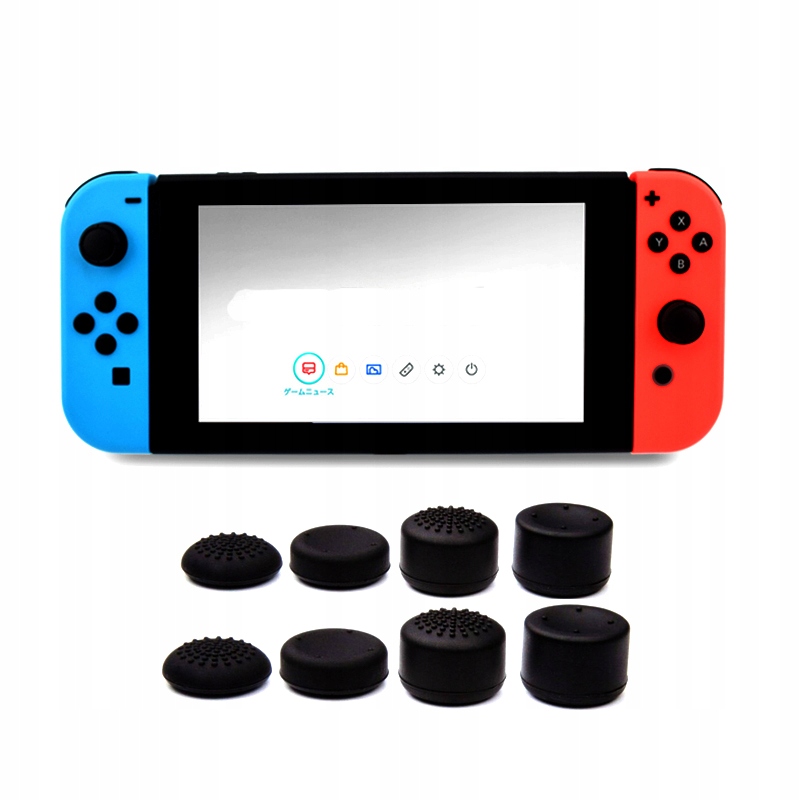 

Nakładki silikonowe 8w1 Nintendo Switch Czarne