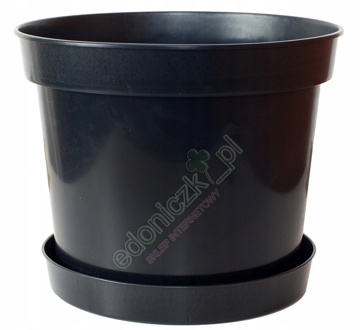 Podstawek czarny okrągły wysoki 45cm - mocny Marka Edoniczki.pl