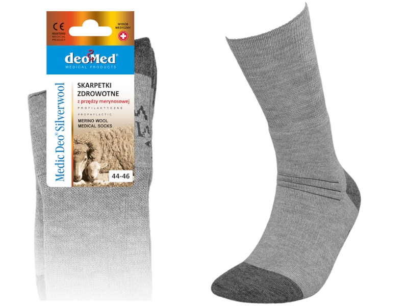 

Deomed SilverWool Medyczne bezuciskowe s38-40