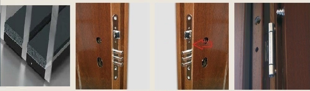 POLSKIE DRZWI ZEWNĘTRZNE *APOLLO LUX INOX RELING* 100 Strona lewe prawe