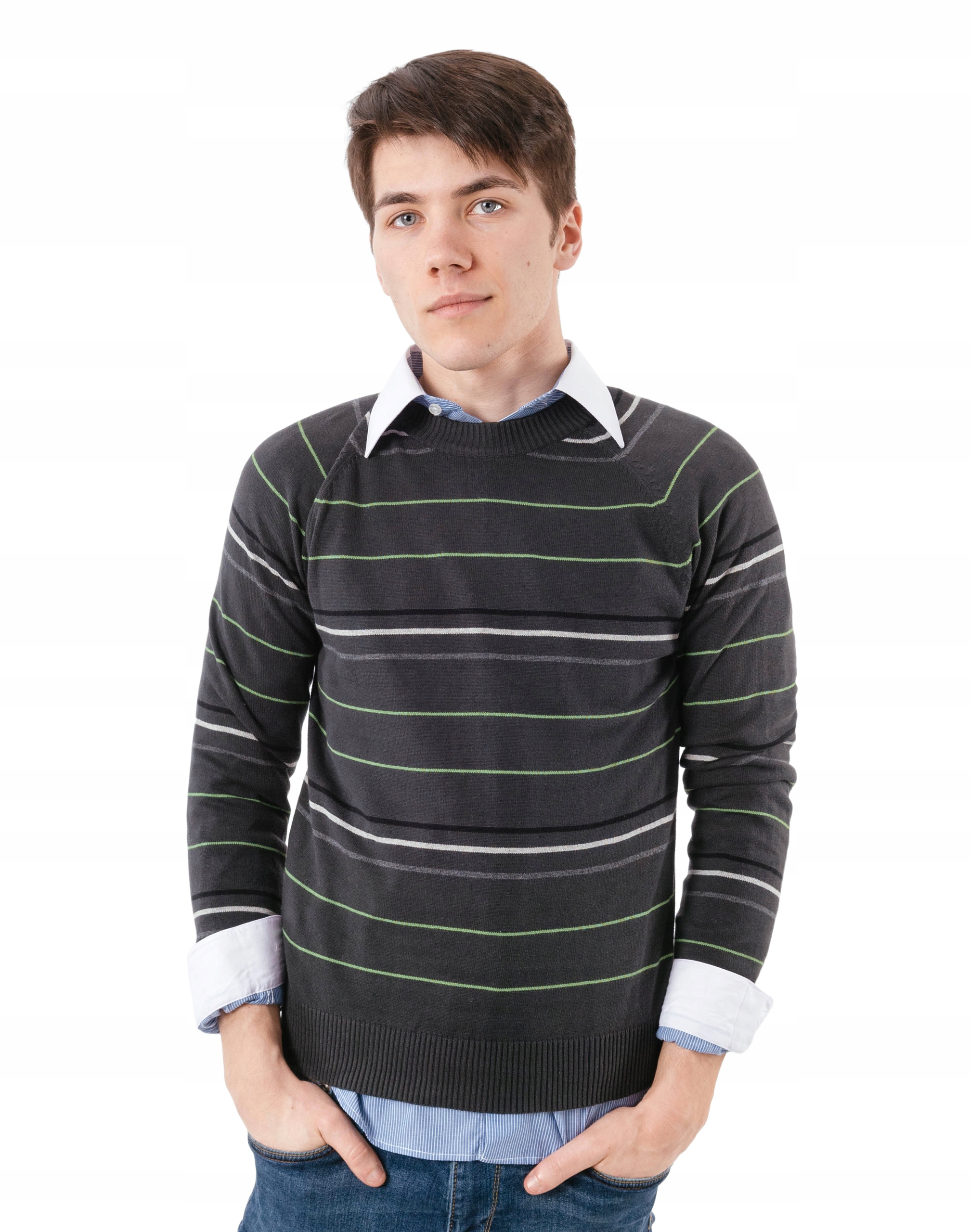 

Sweter Męski Półgolf Swetry Bawełna Clover C7B XL