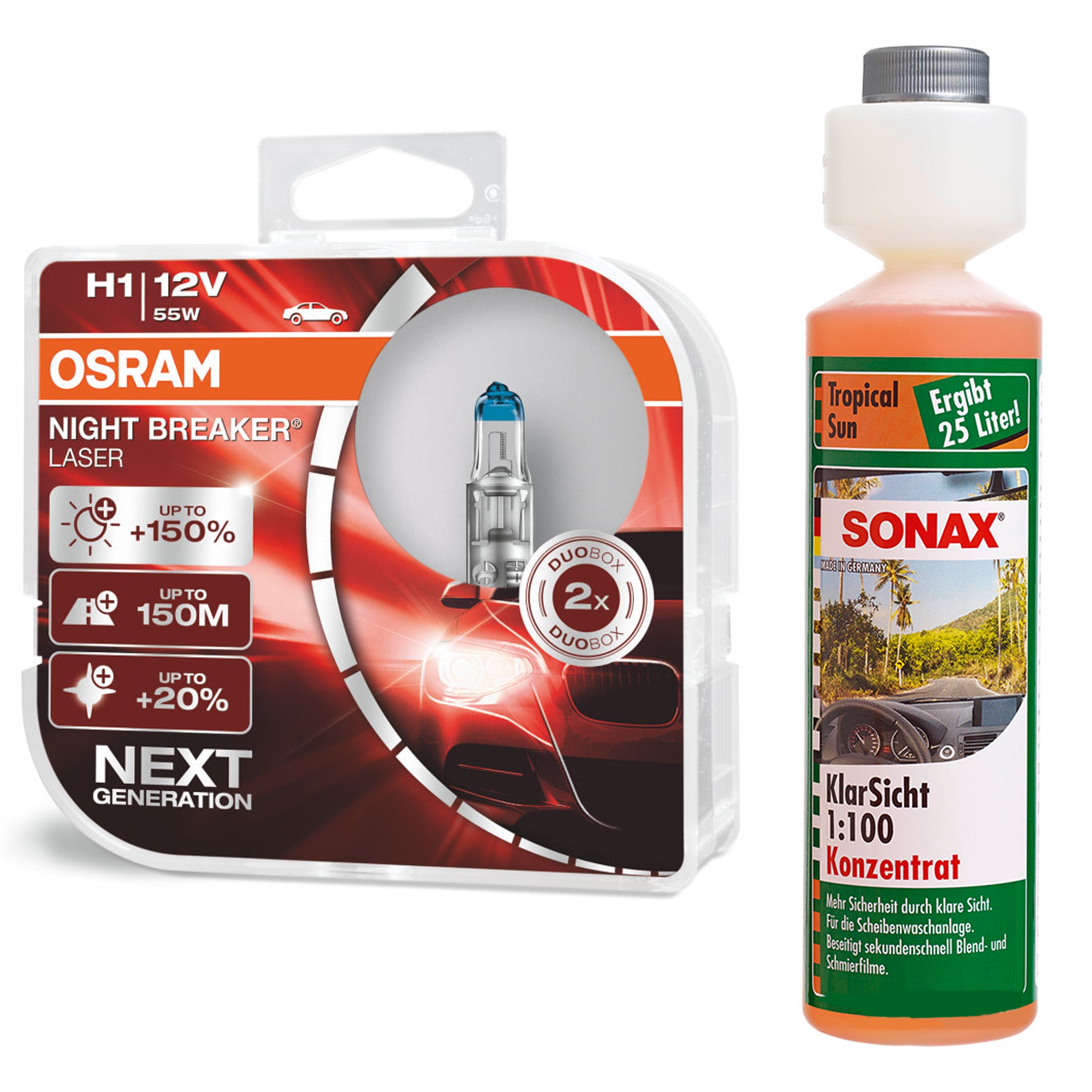 

Osram H1 Night Breaker Laser +150% Płyn Letni