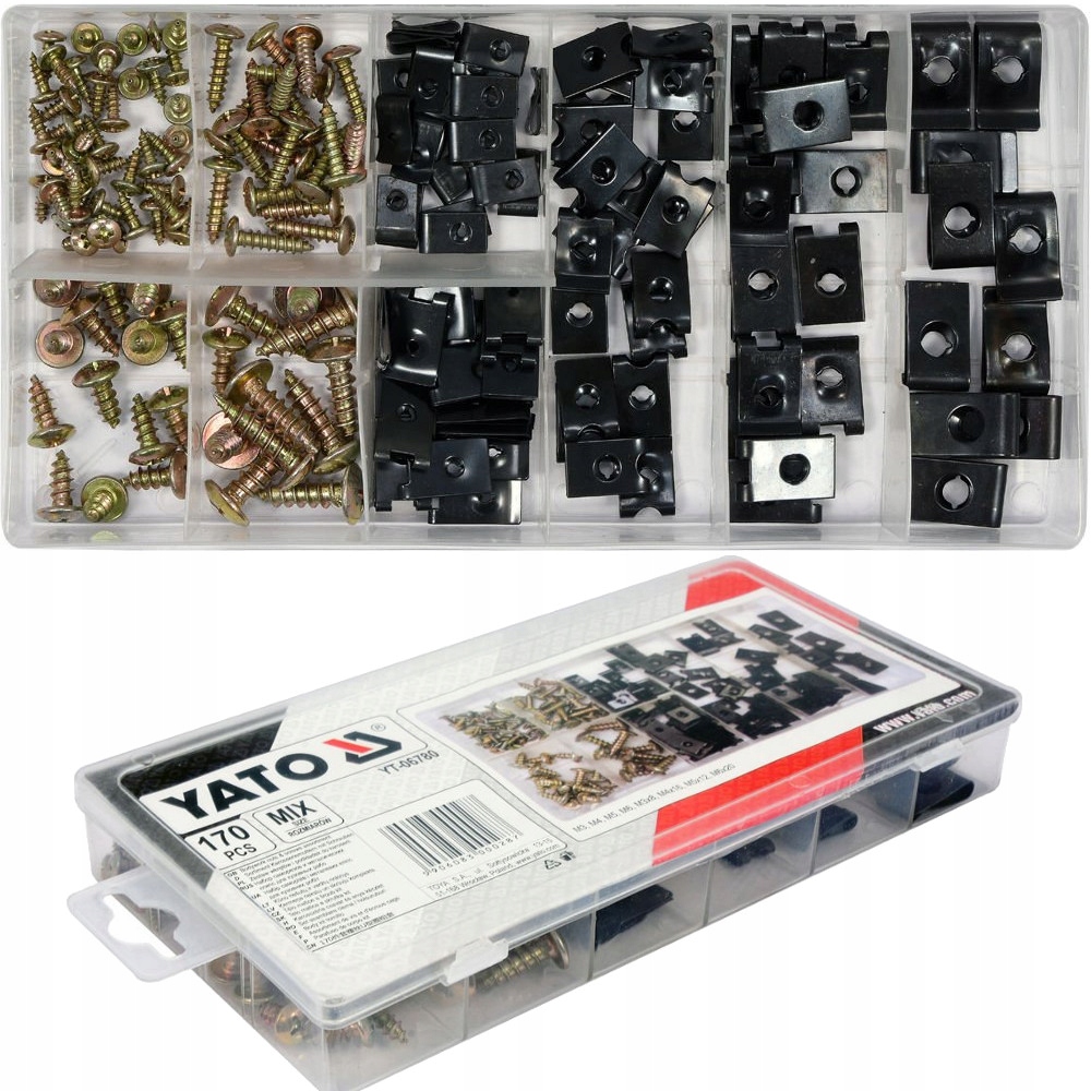 

YT-06780 Podkładki Wkręty Do Karoserii 170sz MIX