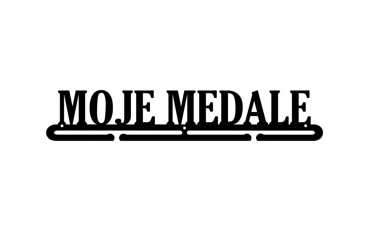 

XXL Wieszak Na Medale | 60CM | Moje Medale | metal