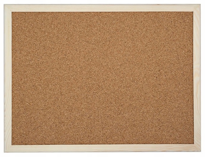 

Tablica Korkowa Sosnowa 90x60 Pinezki