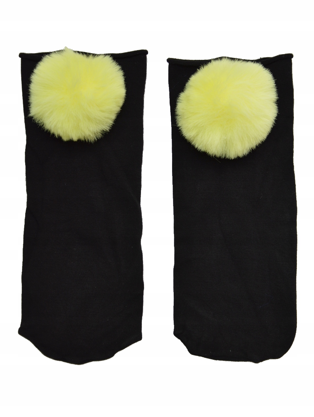 

Calzedonia skarpetki skarpety czarne pompon Uni