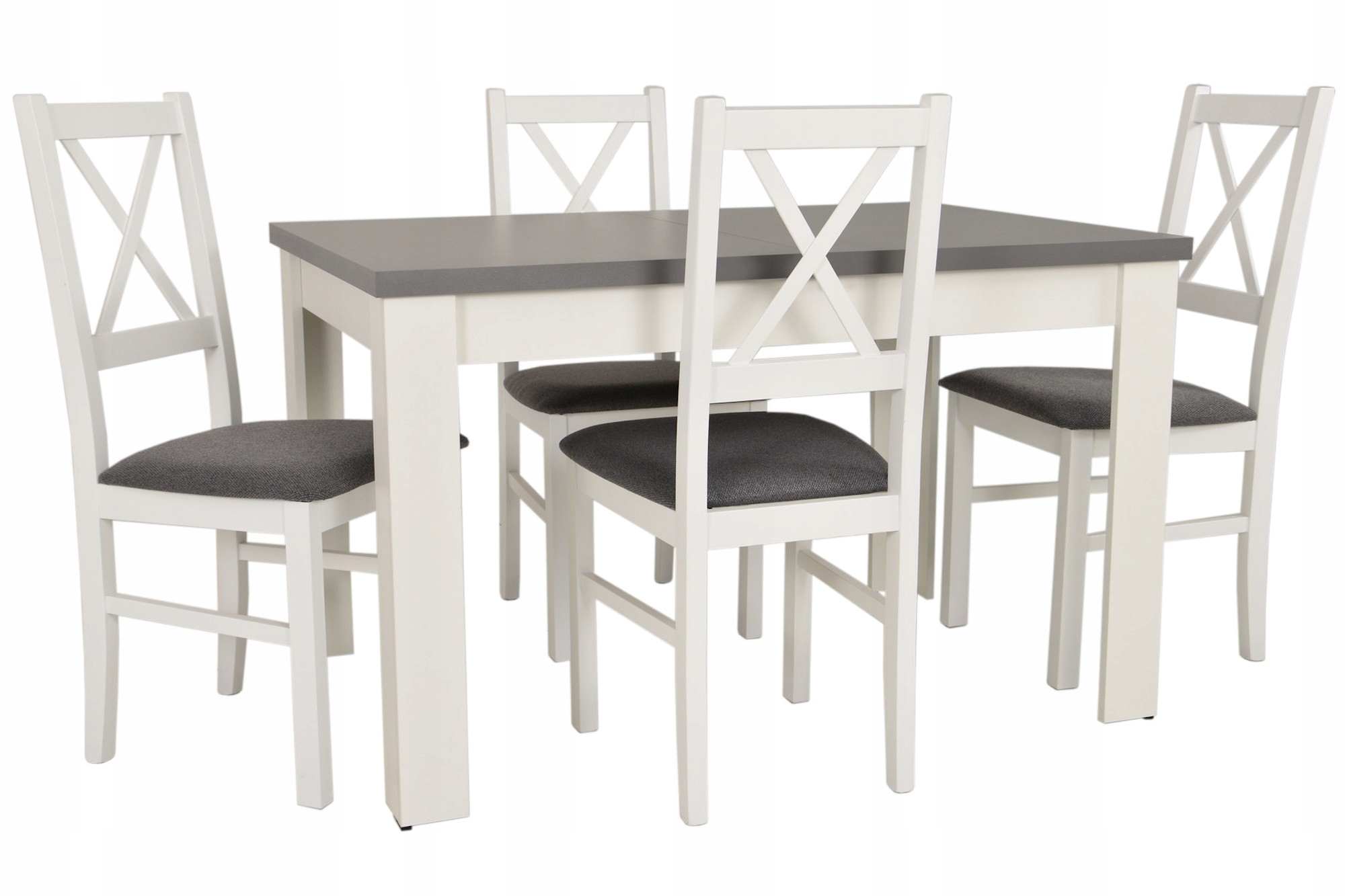 Stół kuchenny rozkładany i 4 krzesła z KRZYŻEM