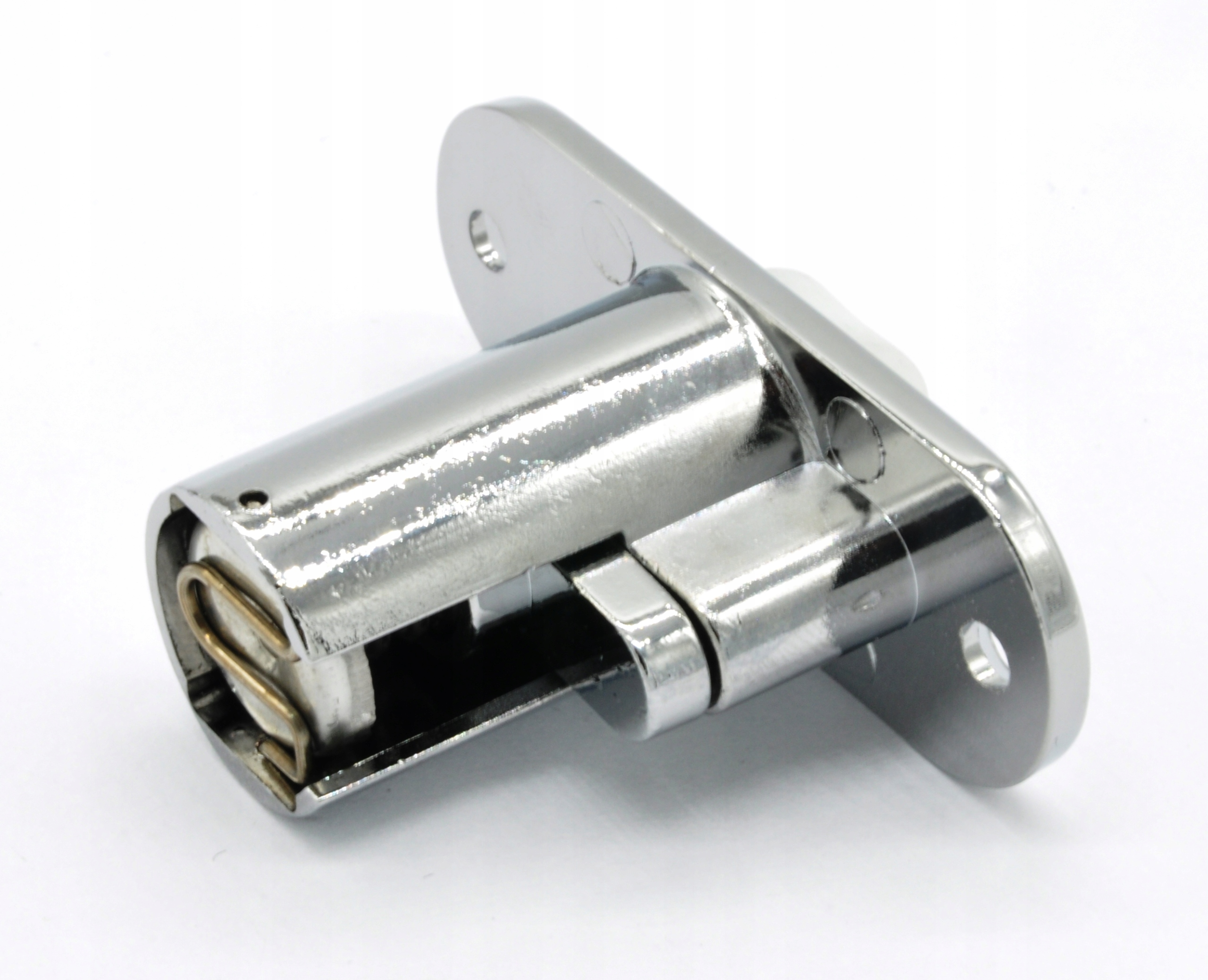 ZAMEK WPUSZCZANY ROLKOWY ZATRZASK ZATRZASKOWY DRZWI SAUNY CHROM REGULOWANY Marka inna