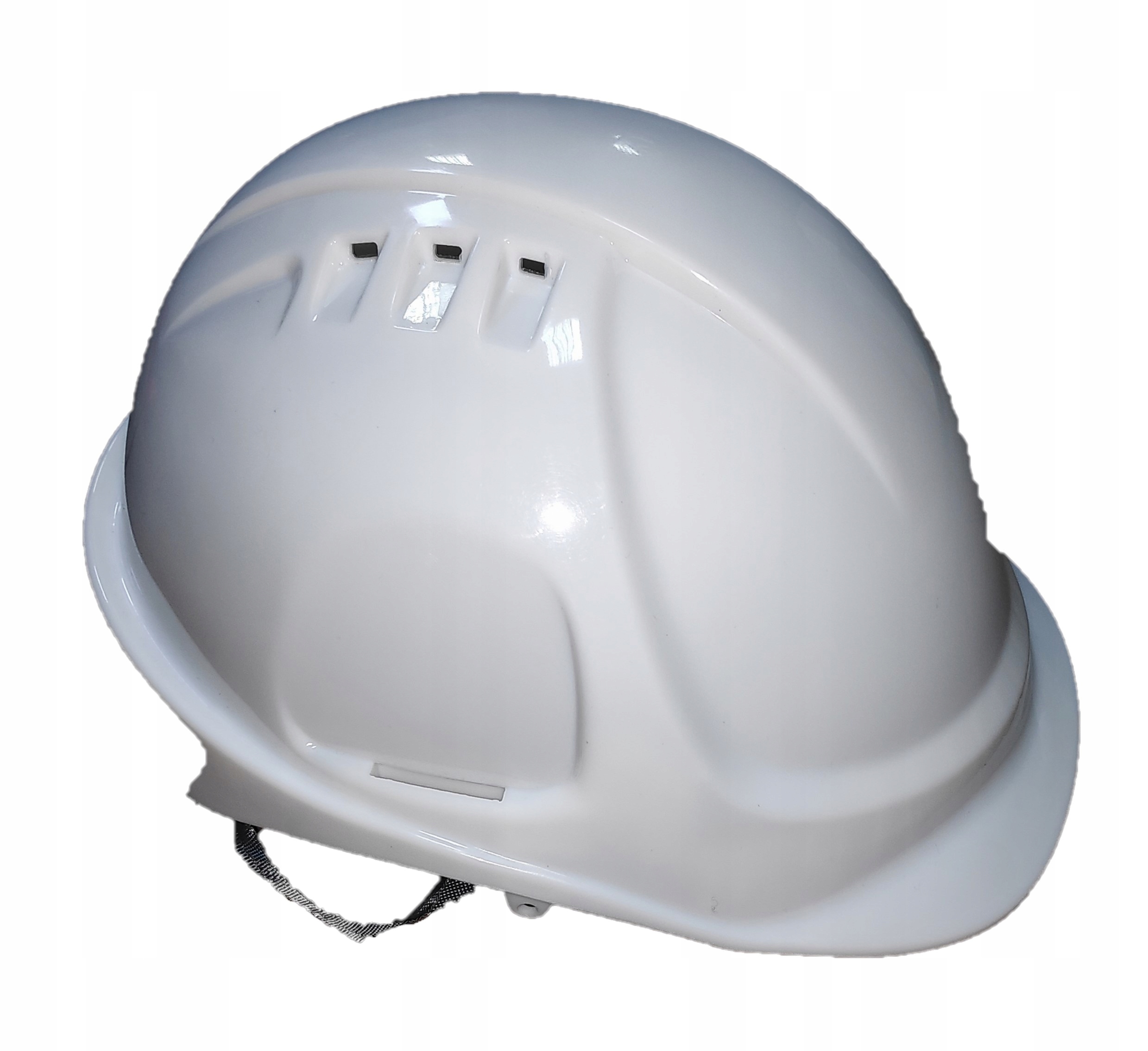 

Hełm Kask Bhp Ochronny Roboczy Biały Krótki Daszek