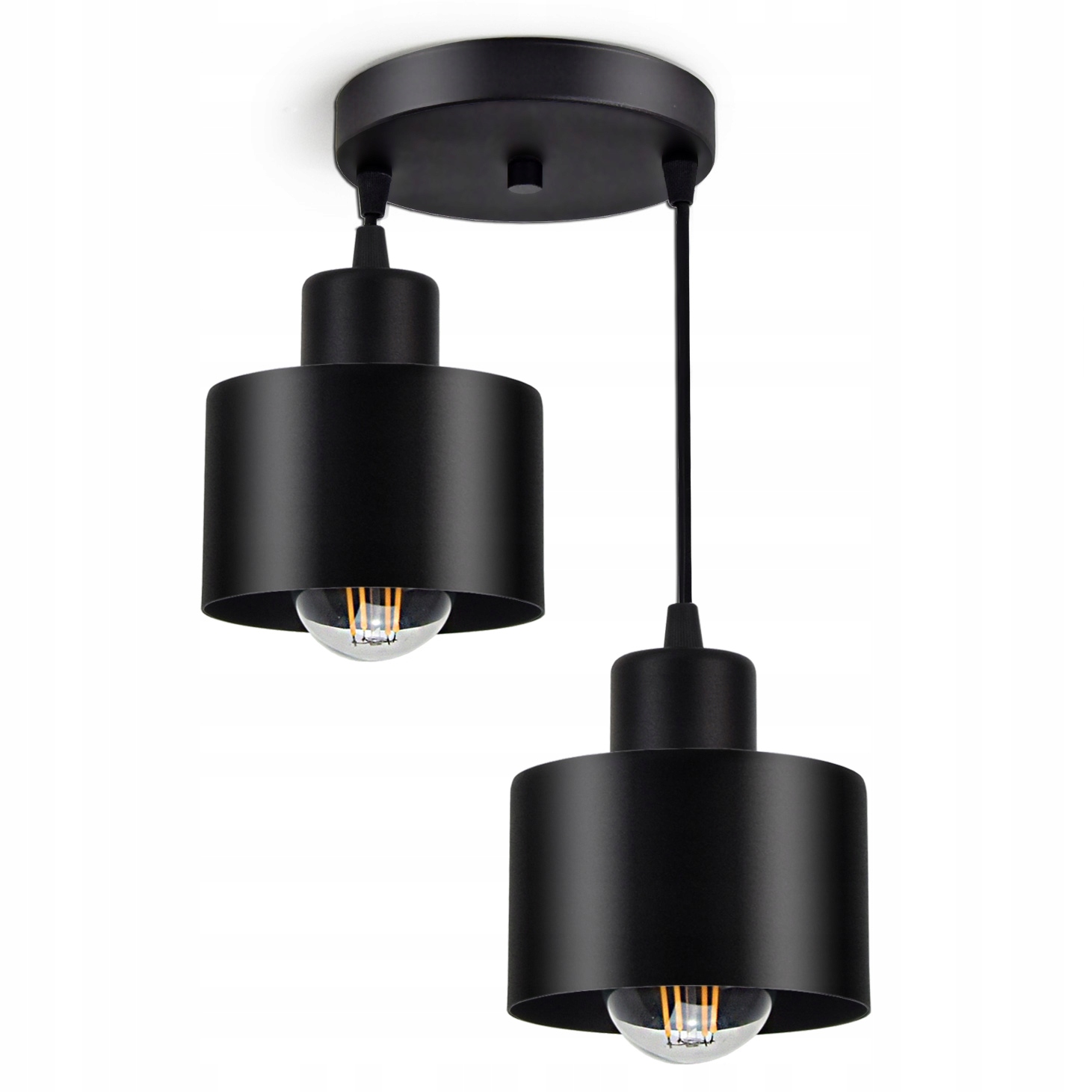 

Lampa Sufitowa Plafon Żyrandol Loft Edison Led