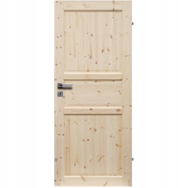 DRZWI WEWNĘTRZNE NORMANDIA DREWNO SOSNA PEŁNE 80