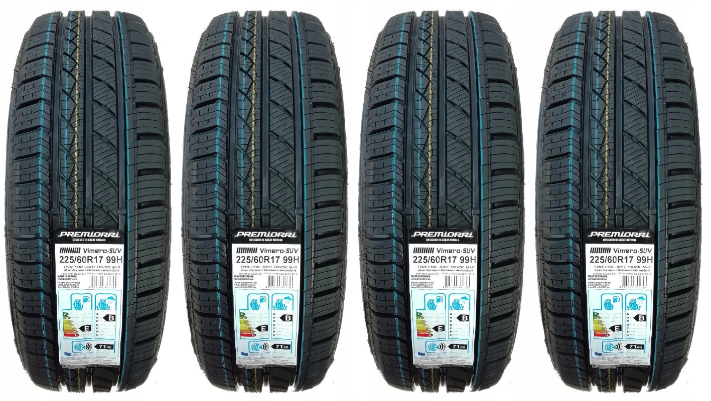 4 x 225 60R17 OPONY CALOROCZNE NOWE WIELOSEZONOWE Mark Premiorri