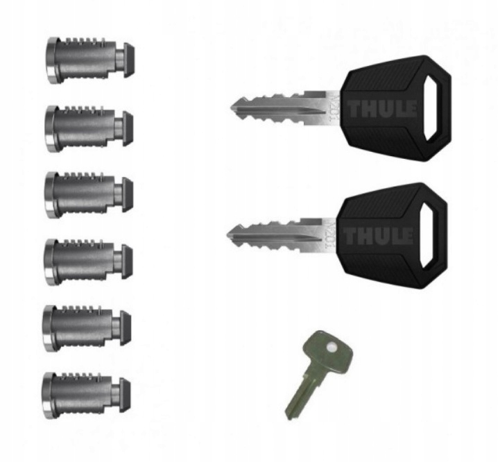 

Thule 4506 zamki wkładki z kluczem 6 szt. zestaw