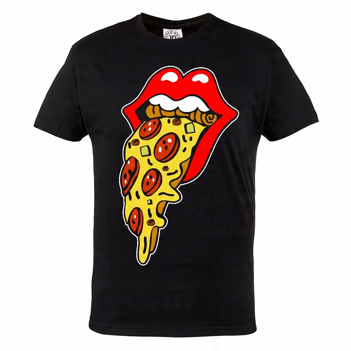 

Koszulka Męska Casual Pizza Usta Mouth Fastfood 49