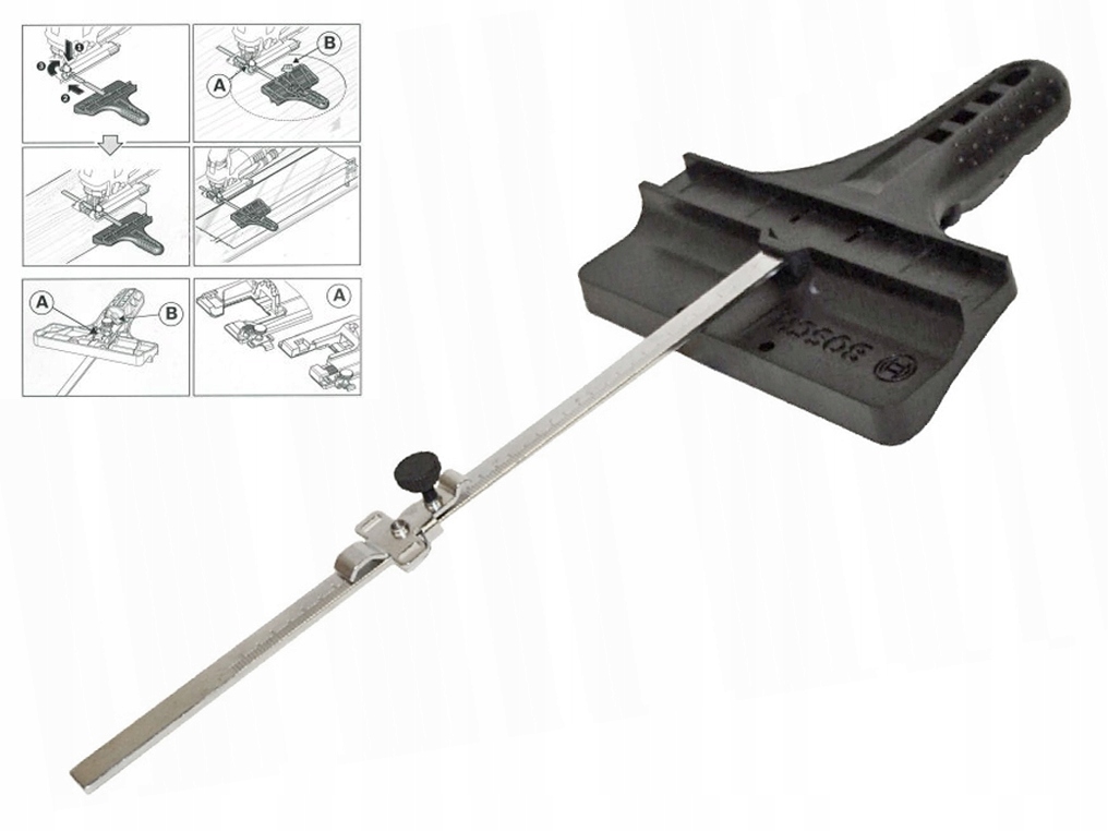 BOSCH prowadnica z cyrklem wyrzynarka GST / PST