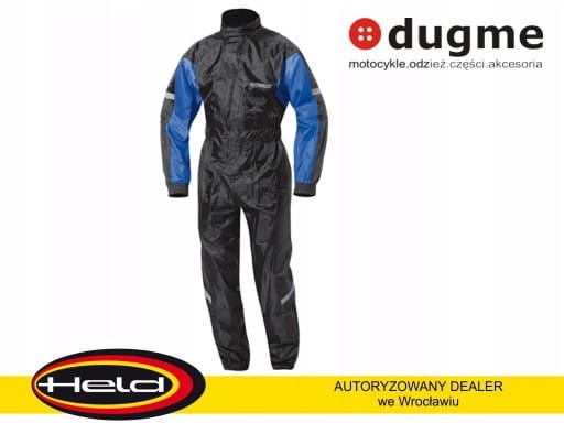 Дождевик удерживаемый всплеск синий-S