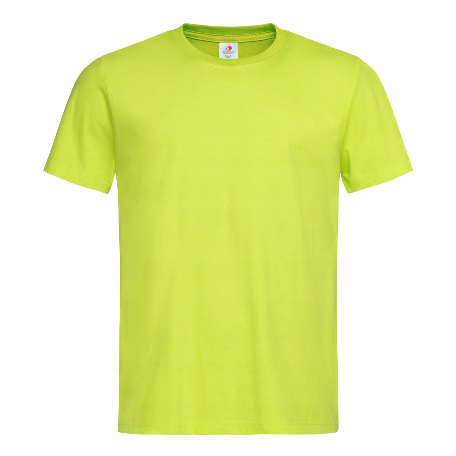 

Koszulka T-shirt Krótki Rękaw Limonkowa Męska XXL