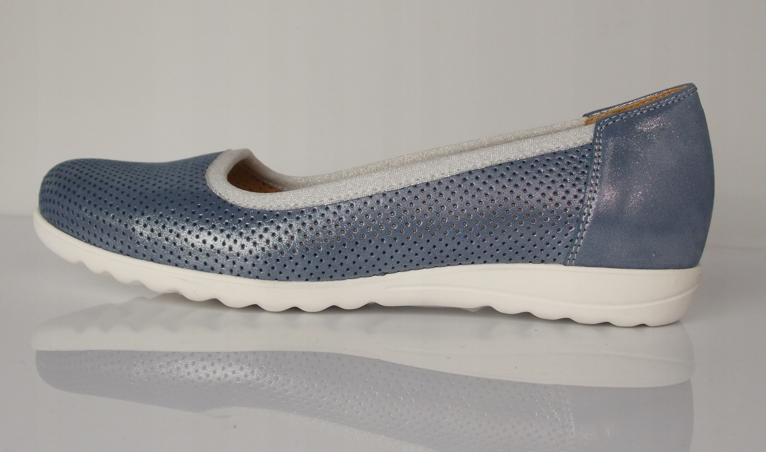 BALERINY GÓRAL 1316 NIEBIESKI JEANS R40 Marka inna