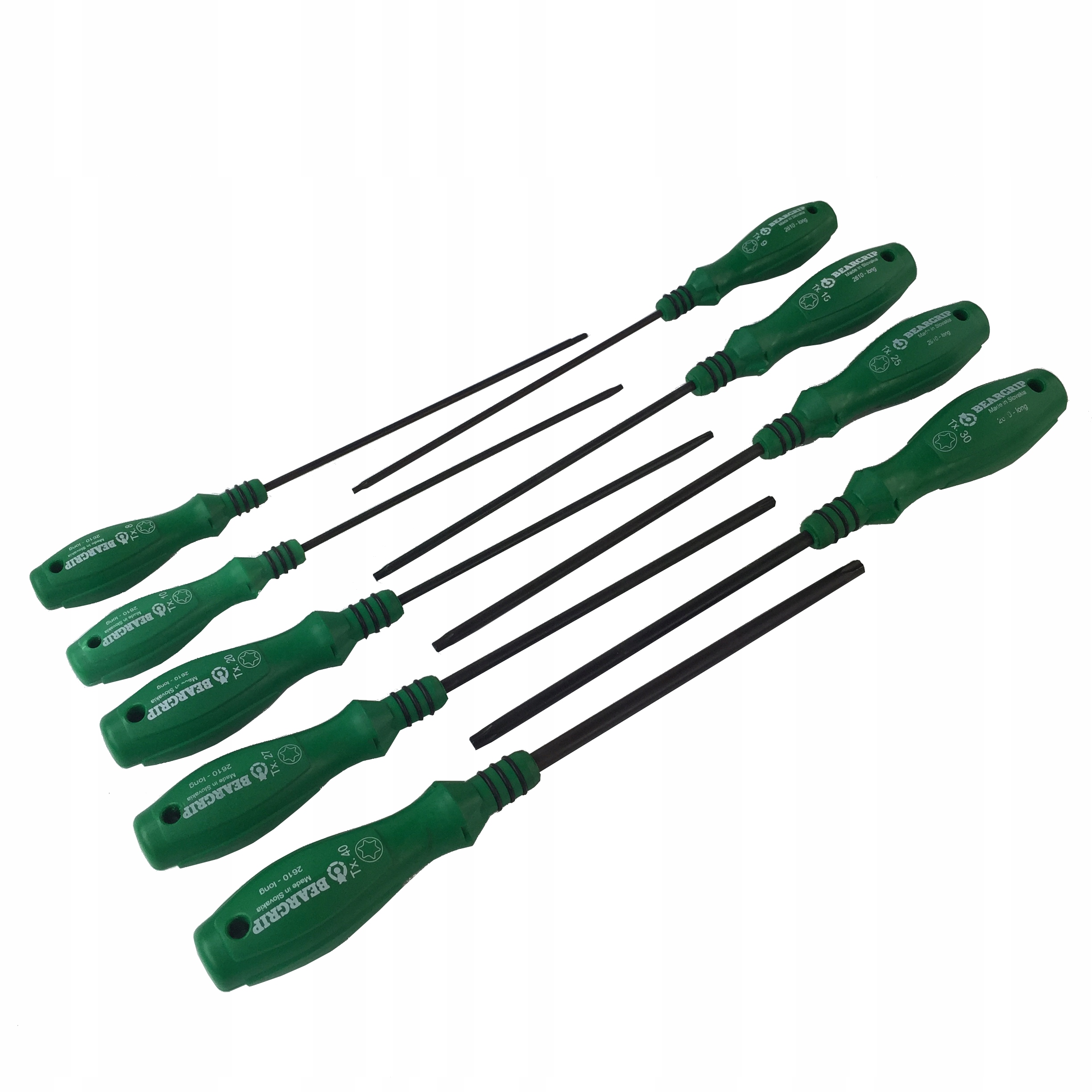 MOCNE WKRETAKI TORX BEARGRIP SRUBOKRETY 9szt Farys