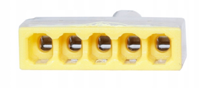 

Szybkozłączka instalacyjna 2,5mm2 5 styków 10szt