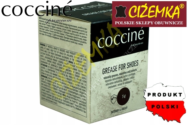 COCCINE TŁUSZCZ IMPREGNAT DO BUTÓW SKÓR 50 BRĄZOWY Płeć uniseks
