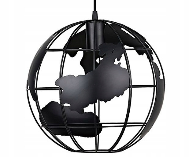 

Lampa wisząca Globus biała lub czarna - można Led
