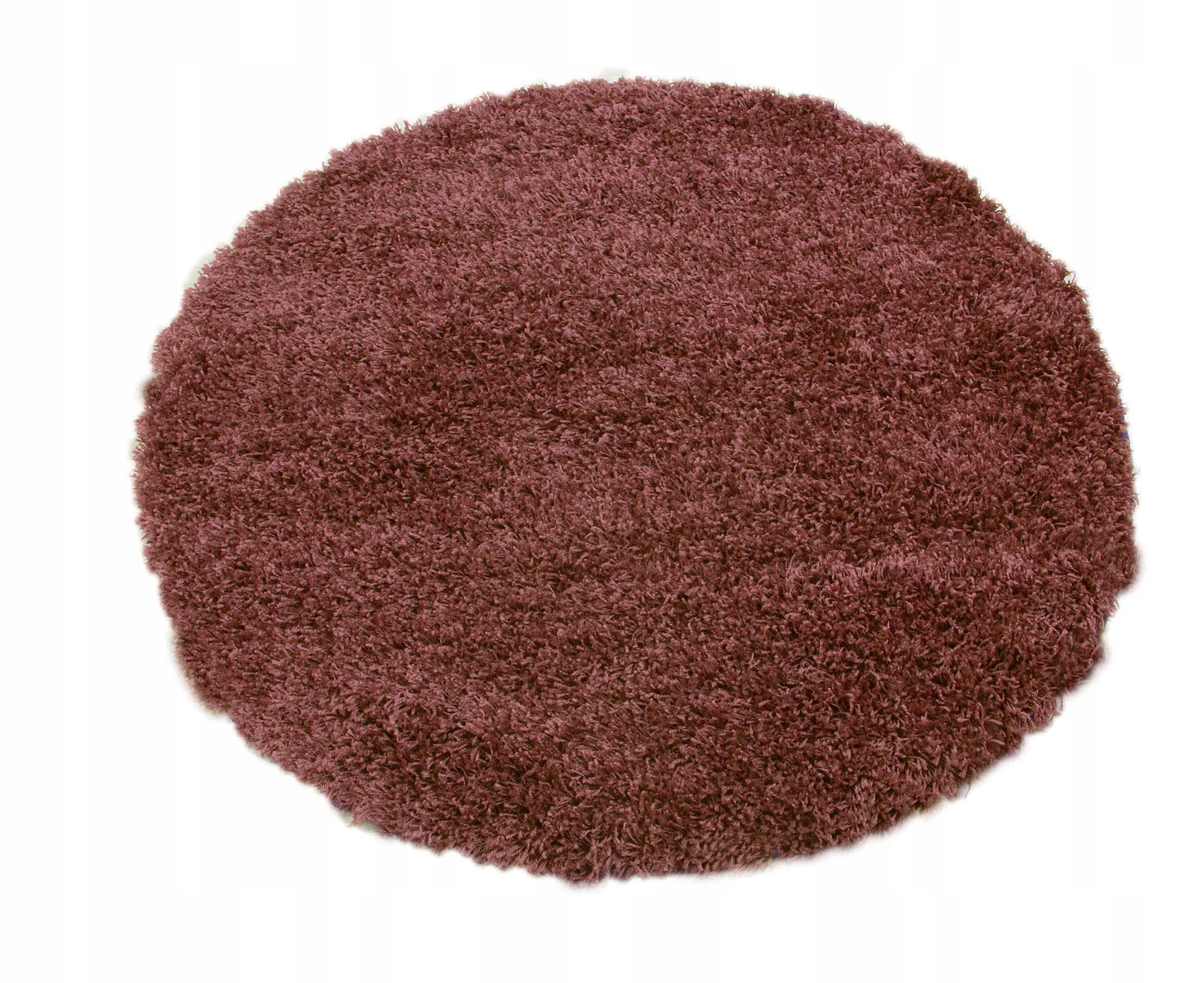 

Miękki Dywan Shaggy 100x100 Koło Brązowe