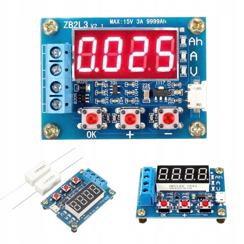 

Tester Akumlatorów 1V -15V ZB2L3