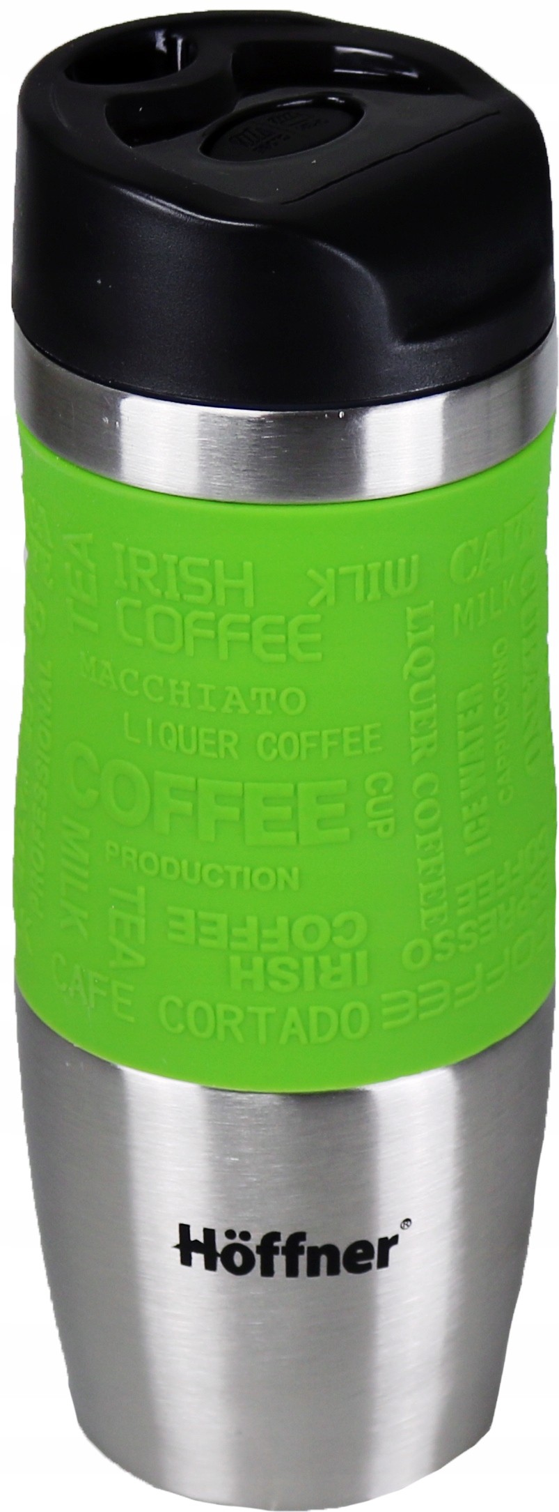 Kubek Termiczny Termos Stalowy Zielony HOFFNER